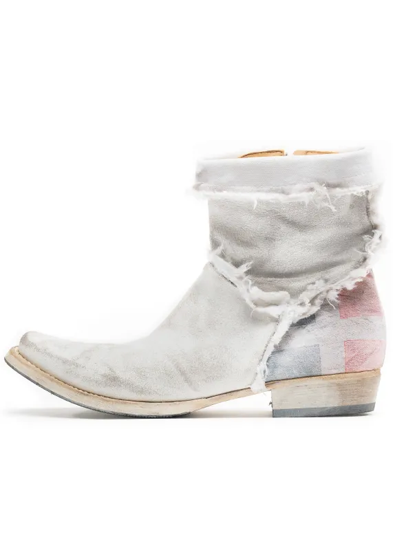 TEXAN BOOTS FLAG WHITE sold by NO/FAITH STUDIOS