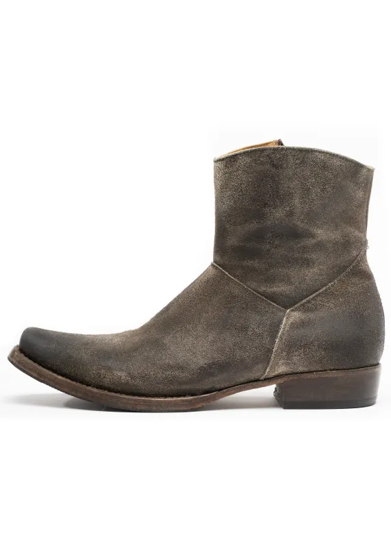 TEXAN BOOTS GREY USED made by NO/FAITH STUDIOS