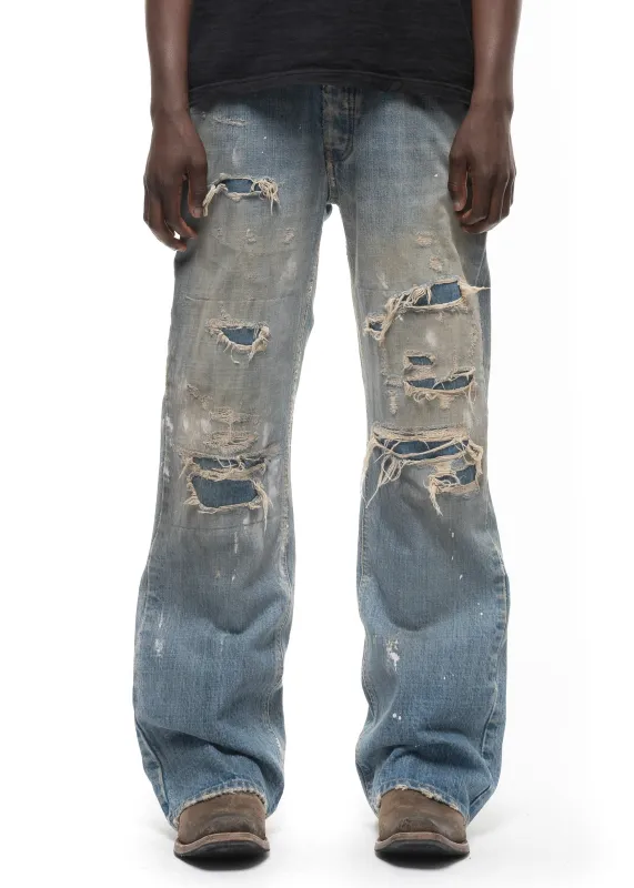 ITALIAN SEWN & WORN BOOTCUT DENIM sold by NO/FAITH STUDIOS