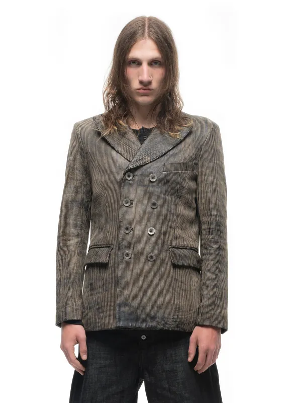 CORDUROY LEATHER BLAZER sold by NO/FAITH STUDIOS