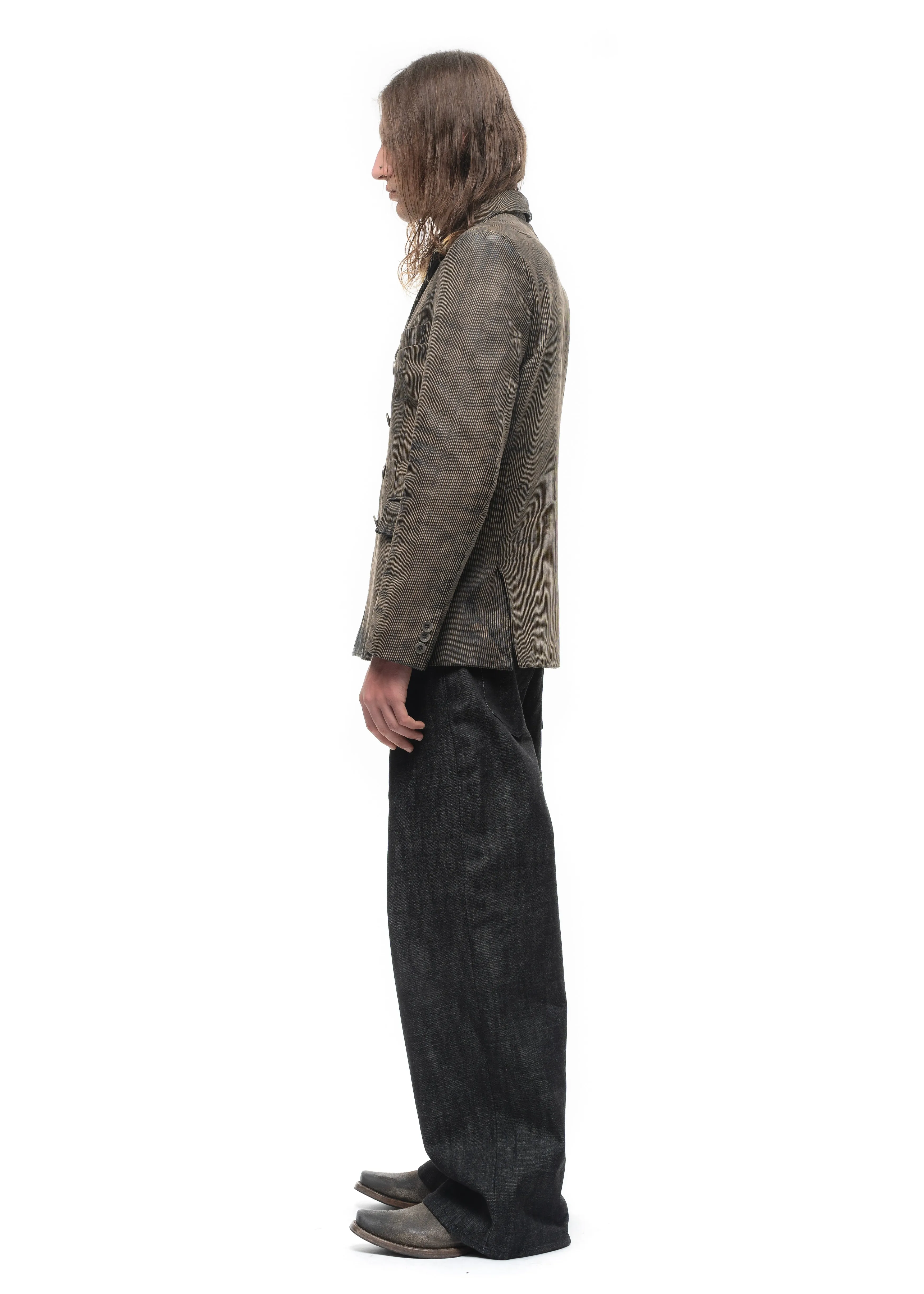 CORDUROY LEATHER BLAZER sold by NO/FAITH STUDIOS product image thumbnail 4