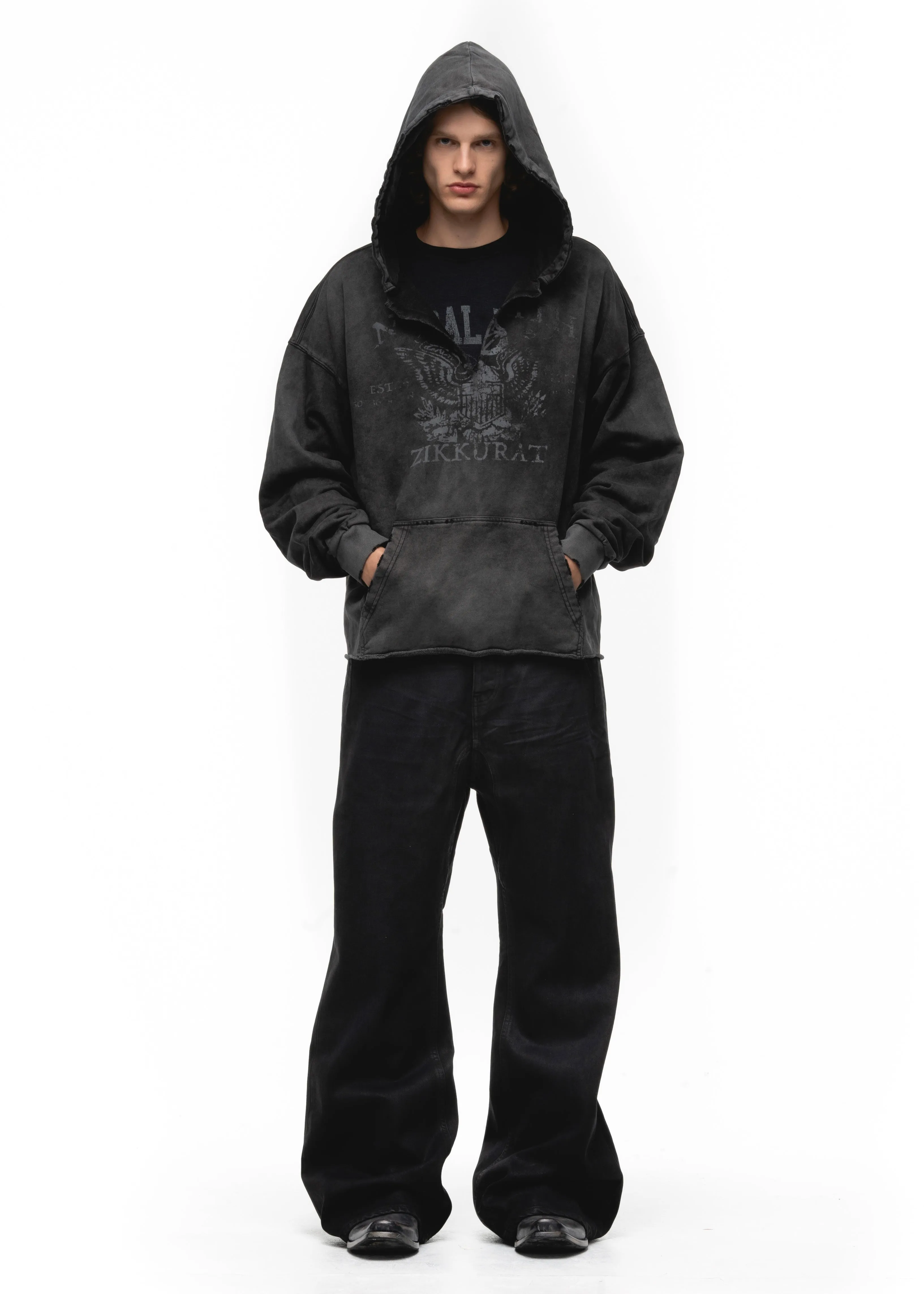 EAGLE VINTAGE USED HOODIE sold by NO/FAITH STUDIOS product image thumbnail 3