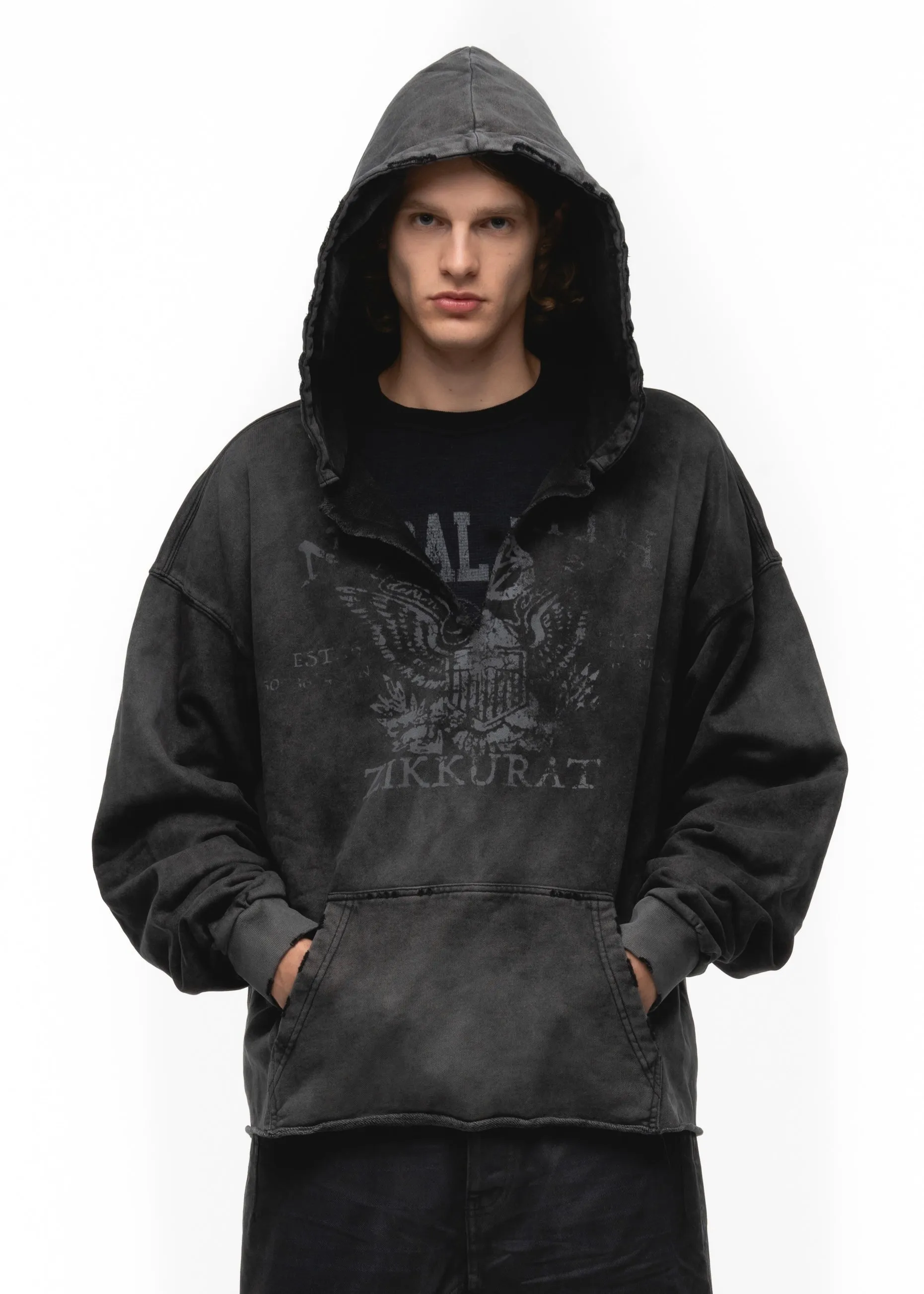 EAGLE VINTAGE USED HOODIE sold by NO/FAITH STUDIOS product image thumbnail 2