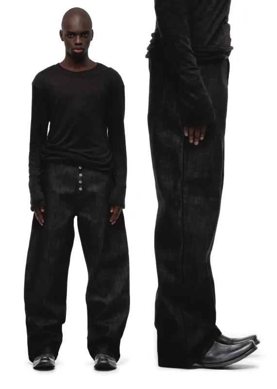 RAW DENIM JAPANESE REGULAR FIT BLACK sold by NO/FAITH STUDIOS