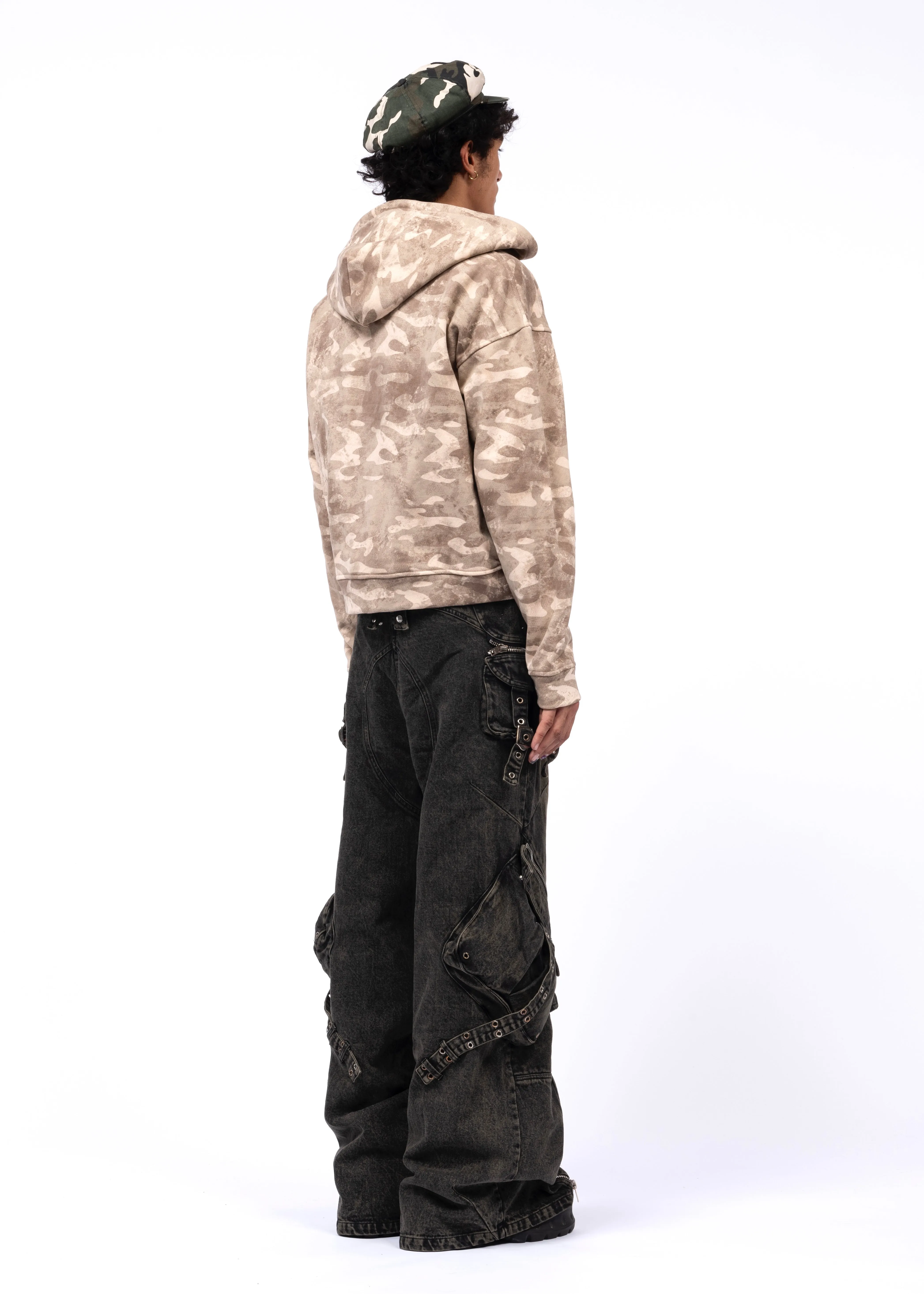 CAMO MONOGRAM ZIP JACKET sold by NO/FAITH STUDIOS product image thumbnail 5