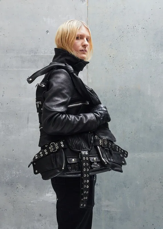 MULTIPOCKET BAG BLACK 001 made by NO/FAITH STUDIOS