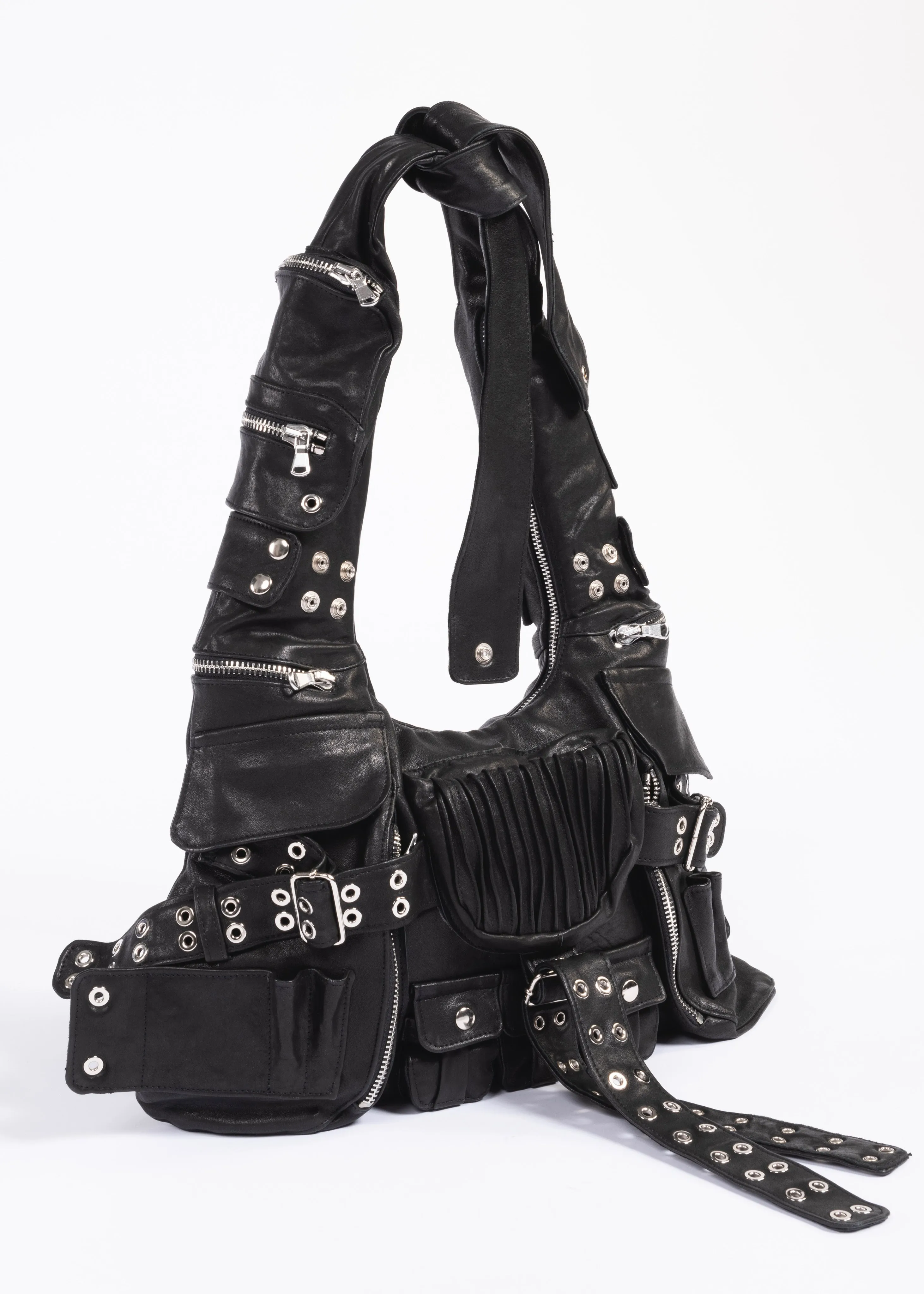 MULTIPOCKET BAG BLACK 001 sold by NO/FAITH STUDIOS product image thumbnail 2