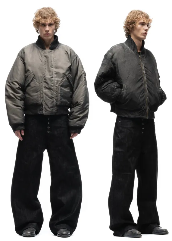 REVERSIBLE BASIC ONYX BOMBER JACKET BEIGE sold by NO/FAITH STUDIOS