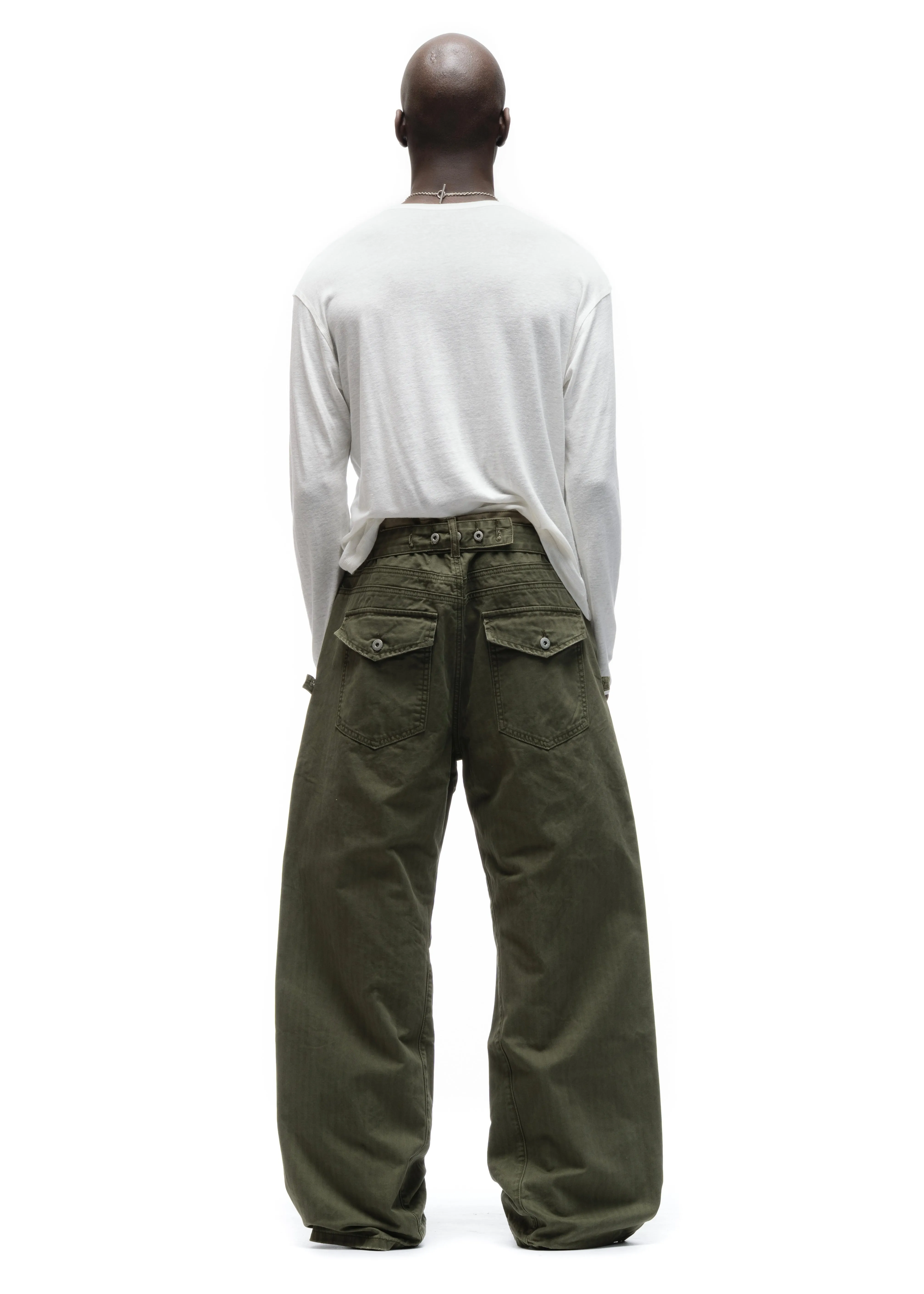 HERRINGBONE CUT KHAKI sold by NO/FAITH STUDIOS product image thumbnail 4