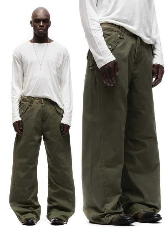 HERRINGBONE CUT KHAKI made by NO/FAITH STUDIOS