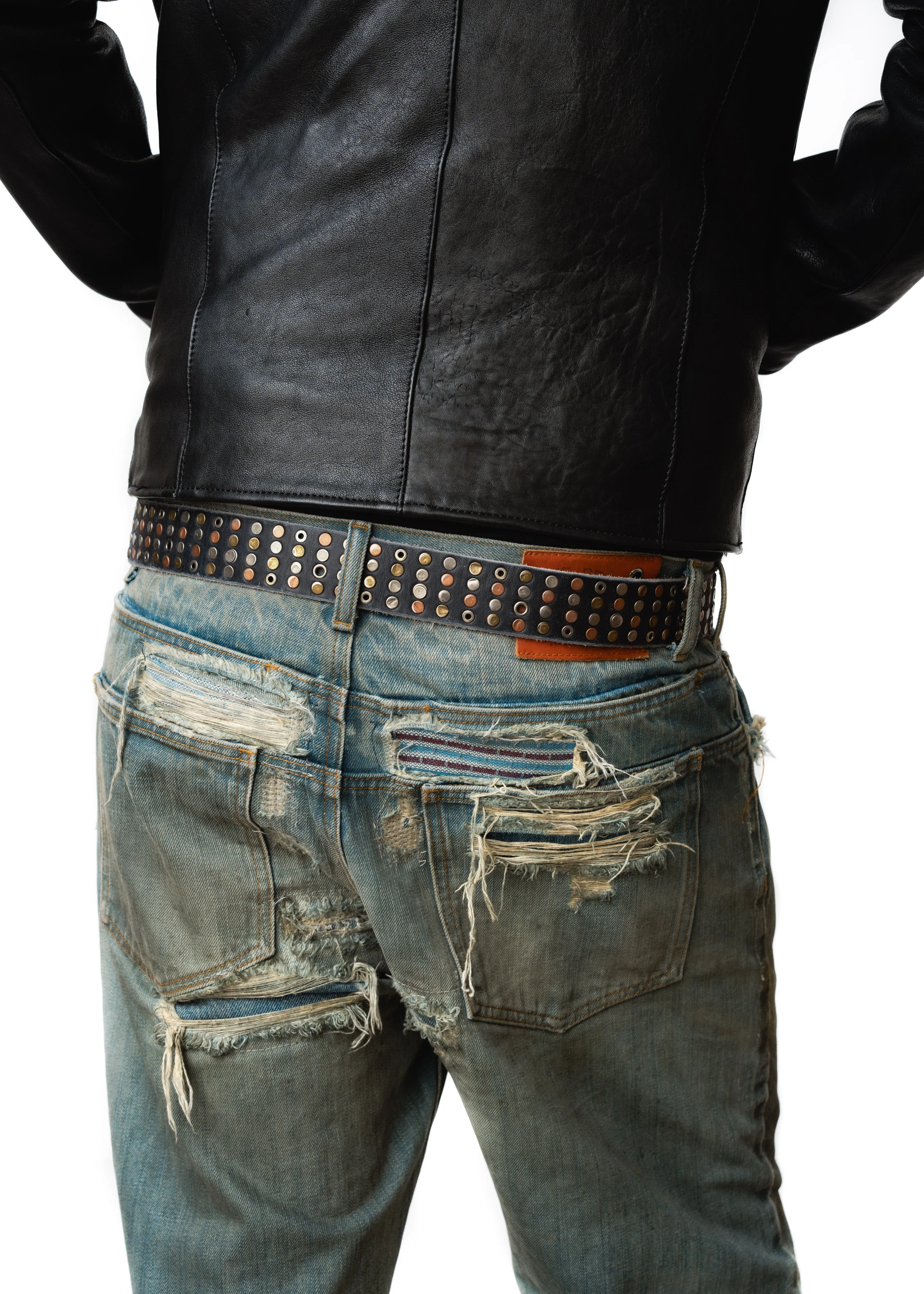 STUDS LEATHER BELT sold by NO/FAITH STUDIOS product image thumbnail 3