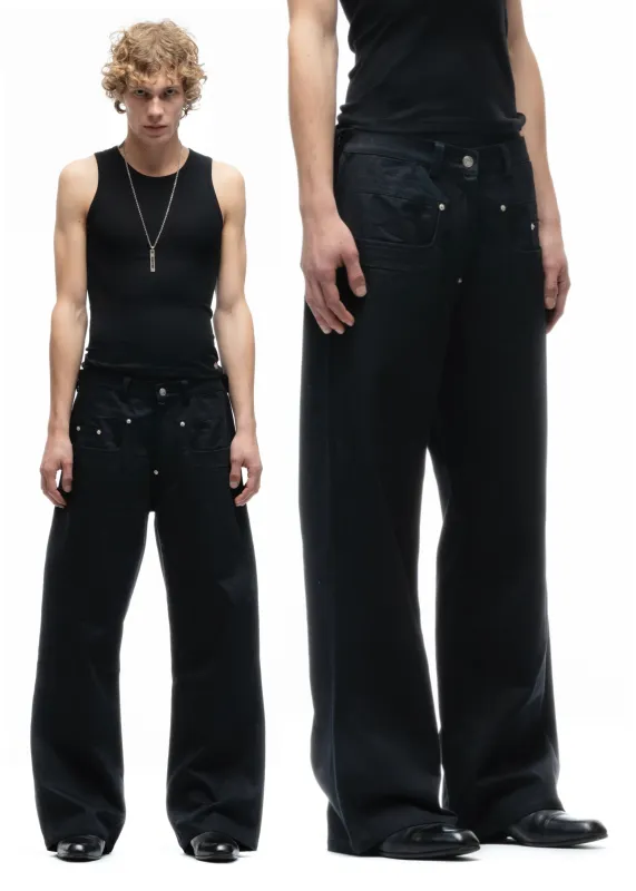 LAYERED BOOTCUT PANTS made by NO/FAITH STUDIOS
