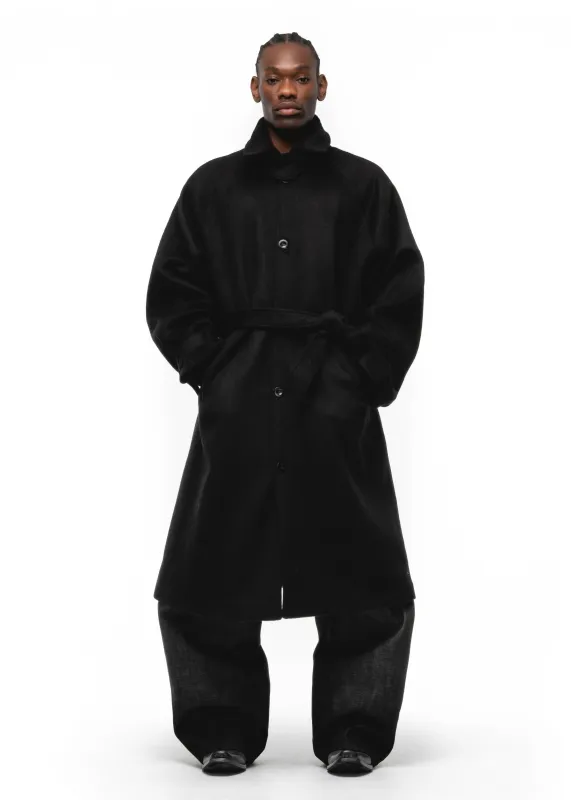 CLASSIC WOOL COAT BLACK made by NO/FAITH STUDIOS