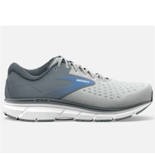 Brooks W Dyad 11 Neutral D Width Grey/ White/ Blue Width sold by Bayside Shoe Warehouse product image thumbnail 2