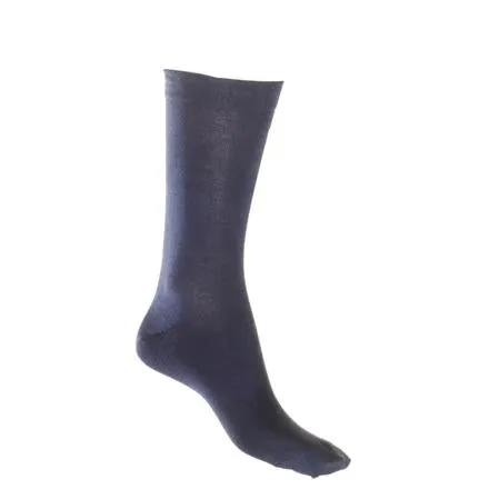 Lafitte Loose Top Navy Bamboo Medium Socks sold by Bayside Shoe Warehouse