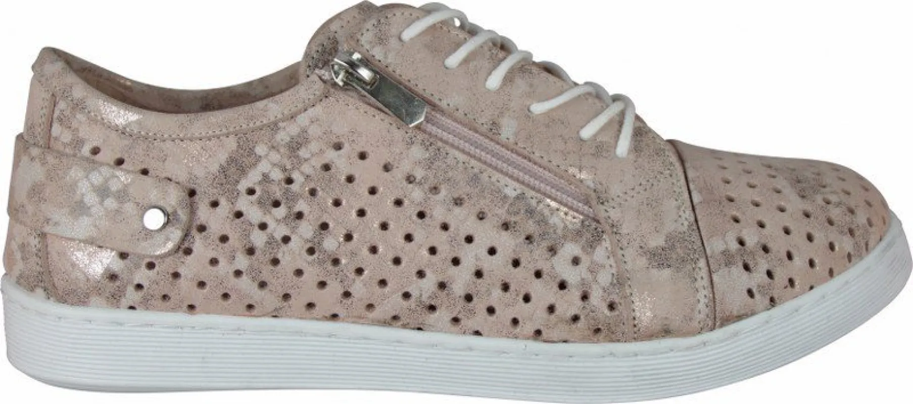 Cabello Eg17p Rose Side Zip & Laces Up Sneakers sold by Bayside Shoe Warehouse