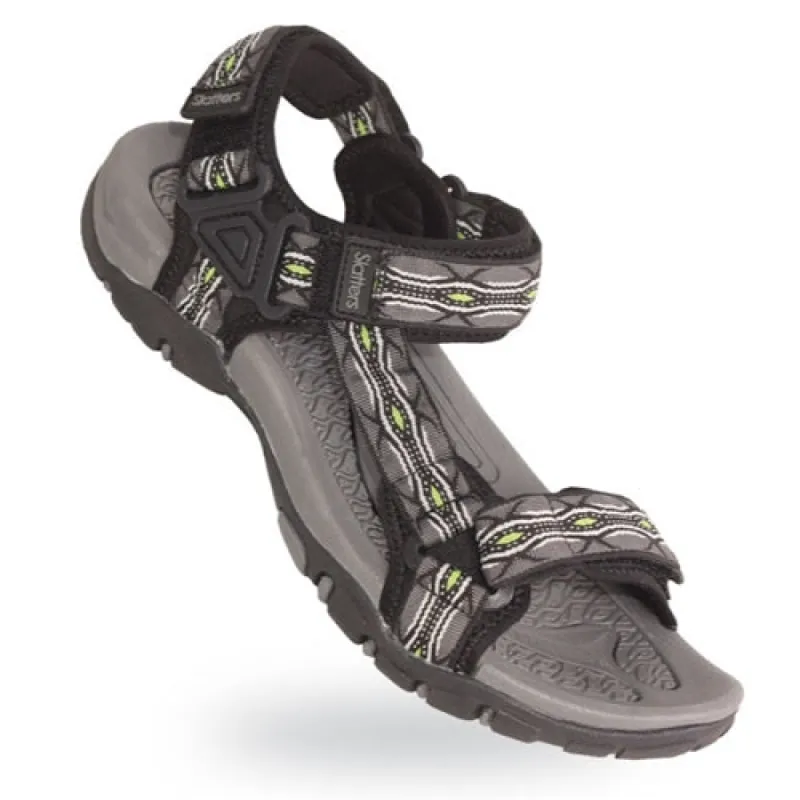 Slatters Breakwater Mens Sandals Grey sold by Bayside Shoe Warehouse