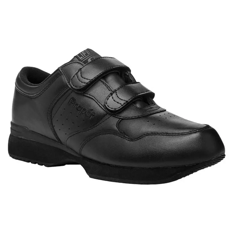 Propet Lifewalker Strap Walking Shoe Black sold by Bayside Shoe Warehouse