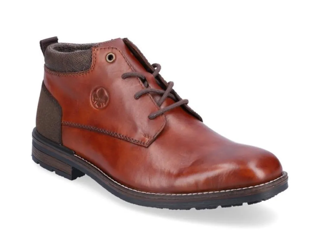 Rieker B1301 24 Peanut Men Ankle Boots made by Rieker