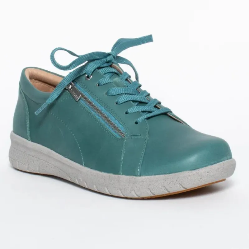 ZIERA Solar XF ZR Teal Leather Sneaker sold by Bayside Shoe Warehouse