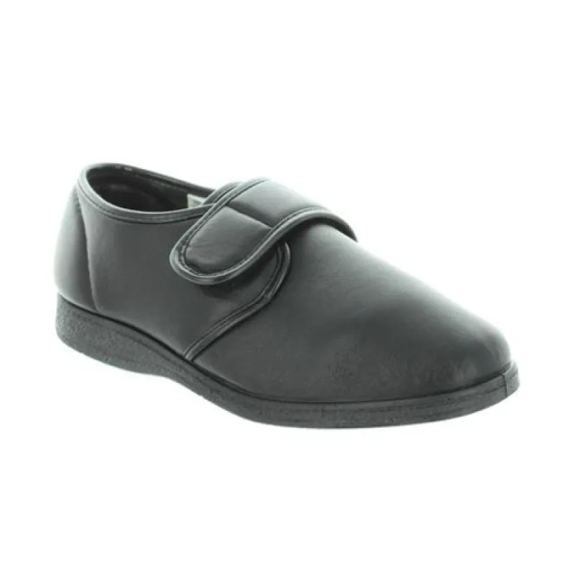 Panda Elvin Black Leather made by Bayside Shoe Warehouse