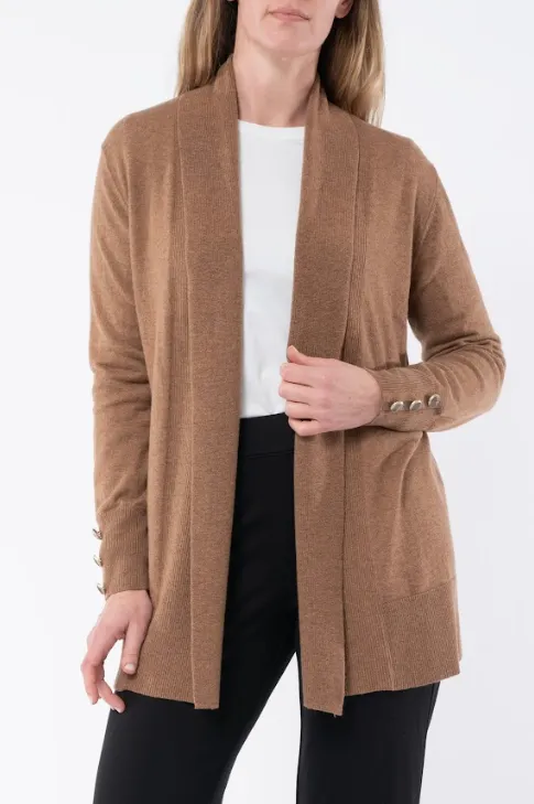 Jump Shawl Collar Cardi Caramel sold by Bayside Shoe Warehouse product image thumbnail 2
