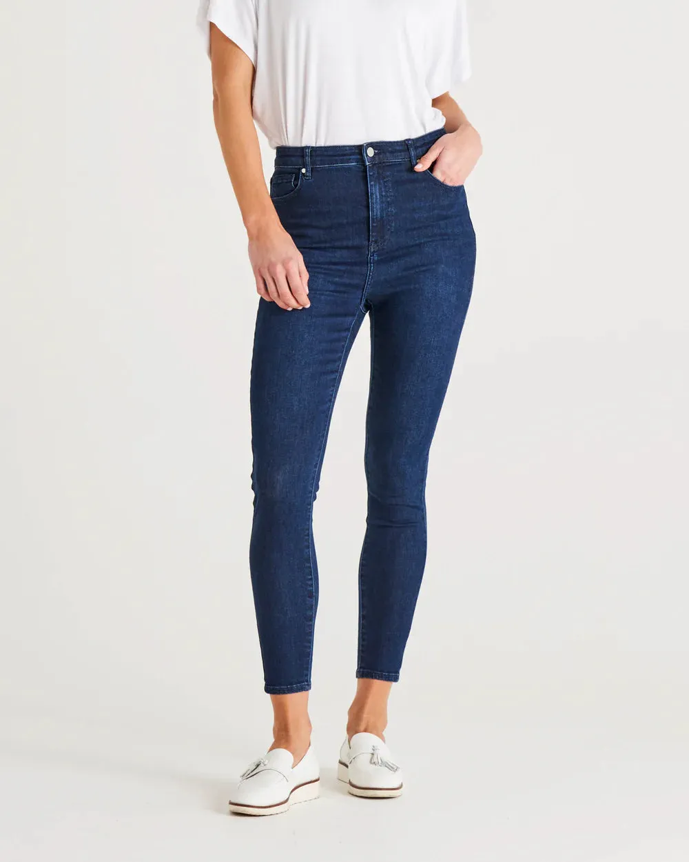 Betty Basics Betty Essential Jeans Indigo Blue sold by Bayside Shoe Warehouse