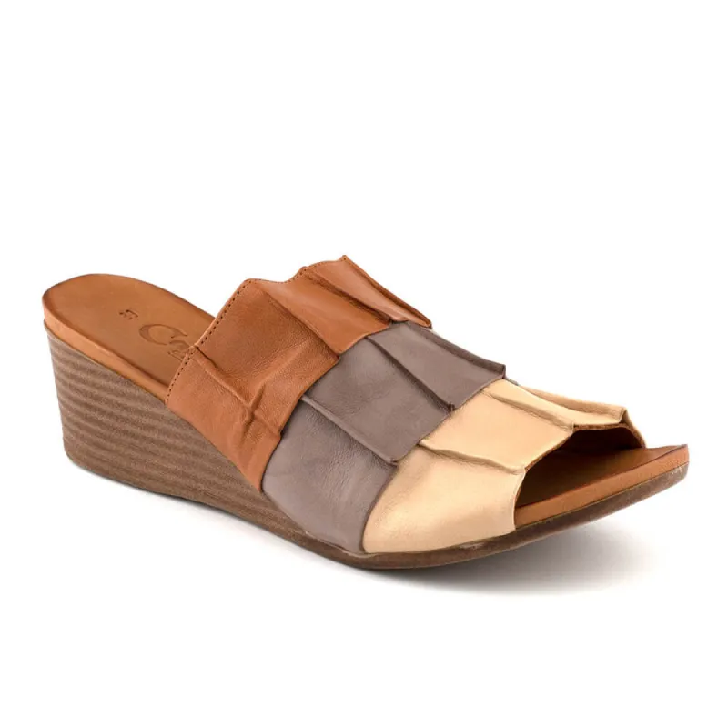 Cabello Alex 1273-90 Tan Combo sold by Bayside Shoe Warehouse