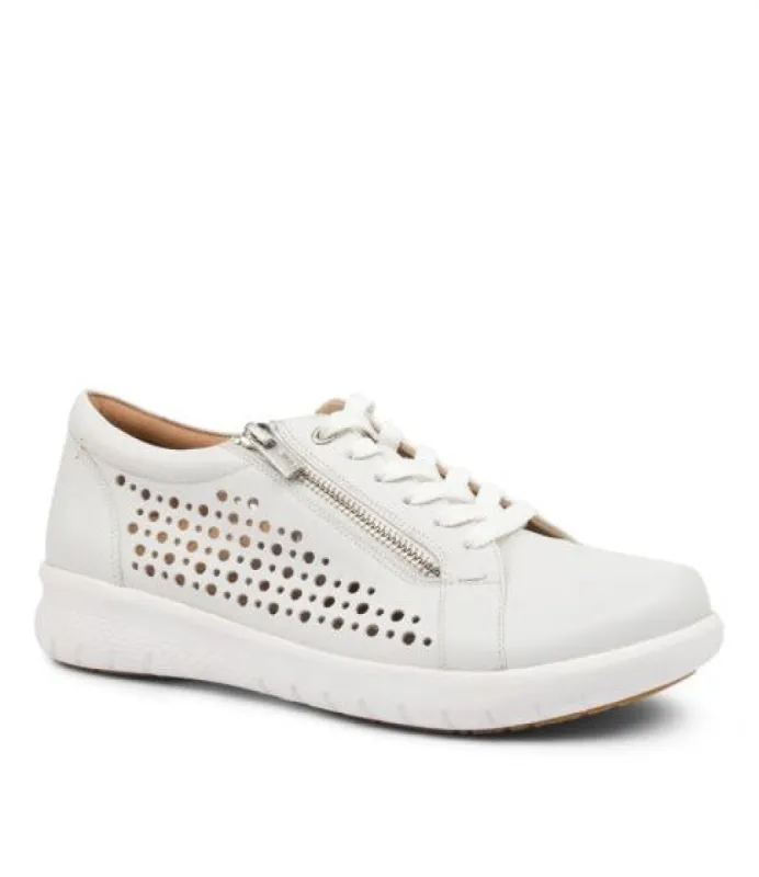 Ziera Shovo Xf White Leather sold by Bayside Shoe Warehouse