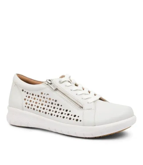 Ziera Shovo Xf White Leather sold by Bayside Shoe Warehouse