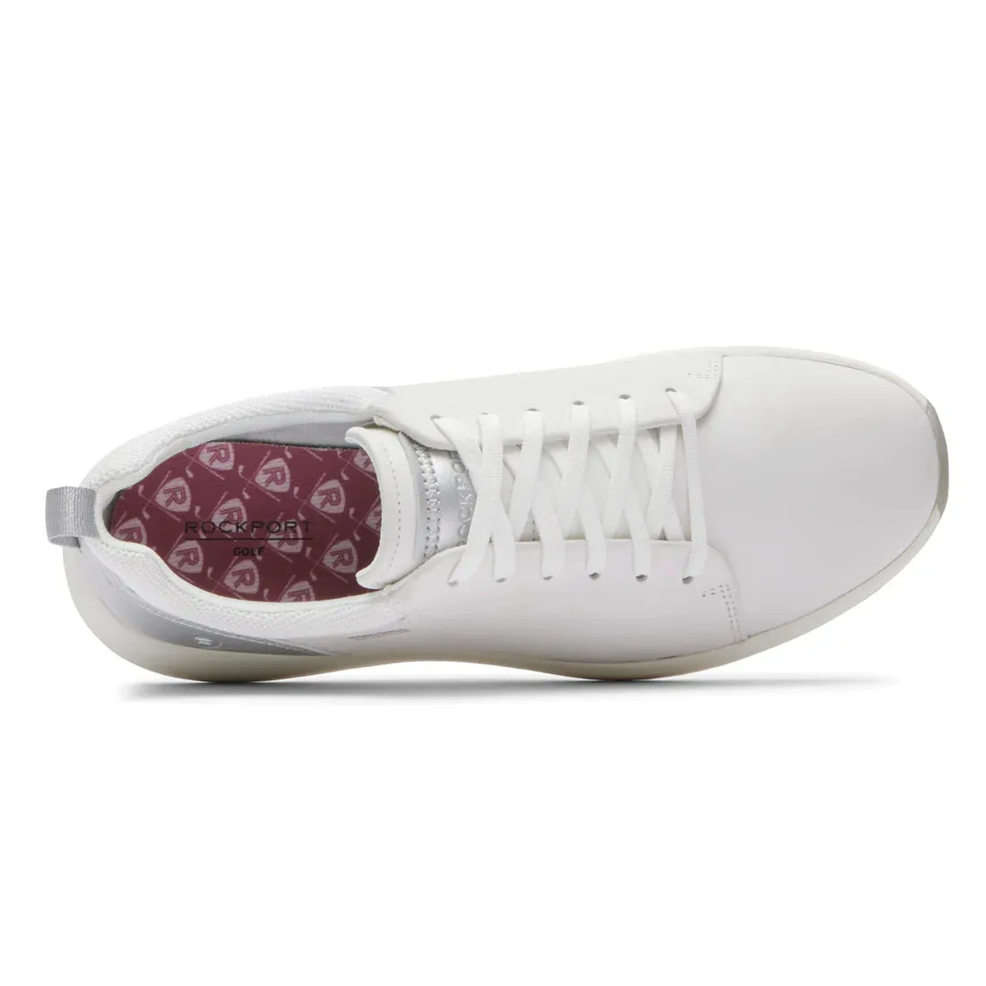 Rockport Womens Shoes Trustride Golf Lace To Toe Sneaker- White/silver sold by Bayside Shoe Warehouse product image thumbnail 3
