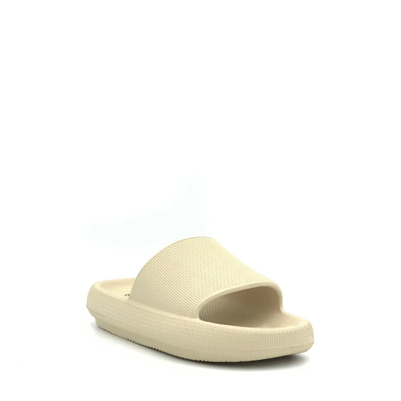 Clogees Womens Softy Fashion Slide Natural sold by Bayside Shoe Warehouse