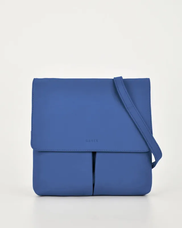 Gabee Ava Leather Crossbody Bag Indigo sold by Bayside Shoe Warehouse