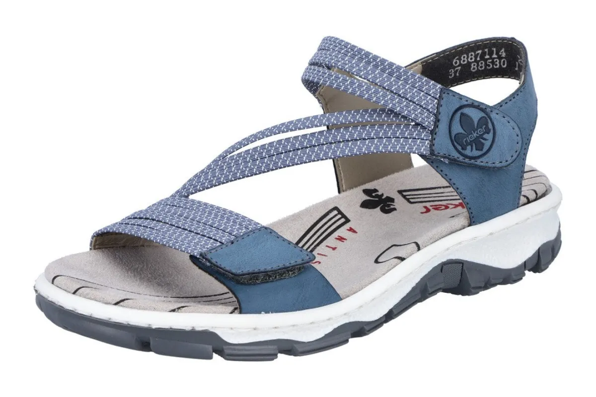 Rieker 68871-14 Royal Blue Women's Shoes sold by Bayside Shoe Warehouse