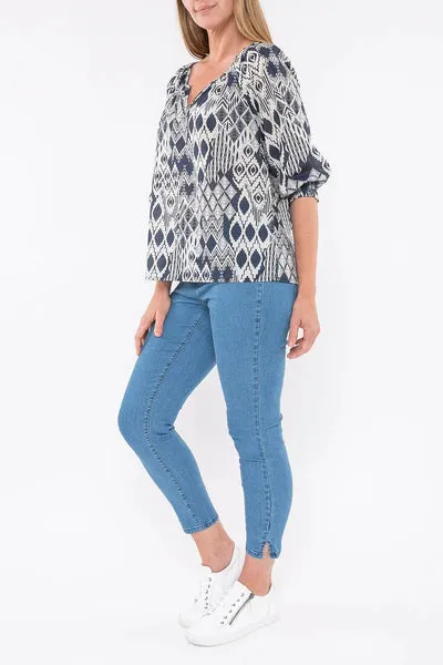 Jump Tribal Print Top sold by Bayside Shoe Warehouse product image thumbnail 2