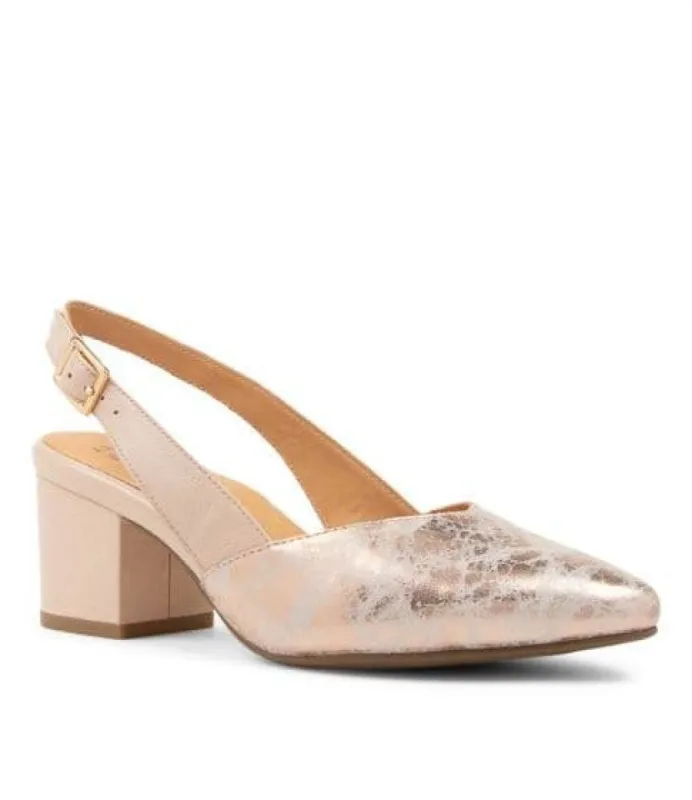 Ziera Veera Xw Rose Satin Metal Leather sold by Bayside Shoe Warehouse