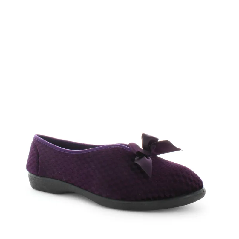 Panda Emilia Slippers Burgundy sold by Bayside Shoe Warehouse