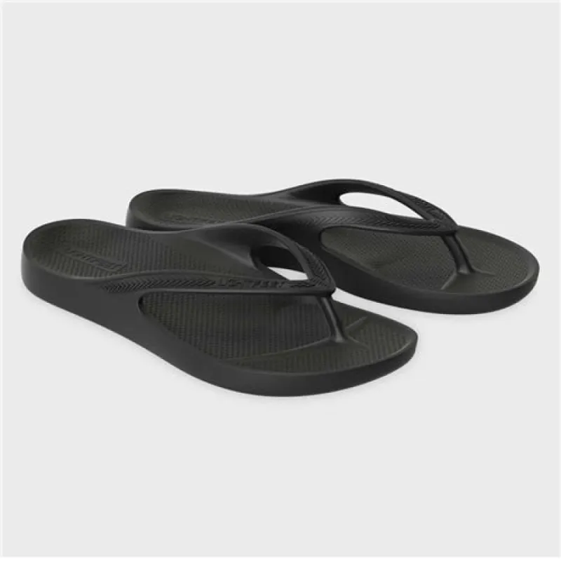 Lightfeet Revive Arch Support Unisex Thongs / Black sold by Bayside Shoe Warehouse