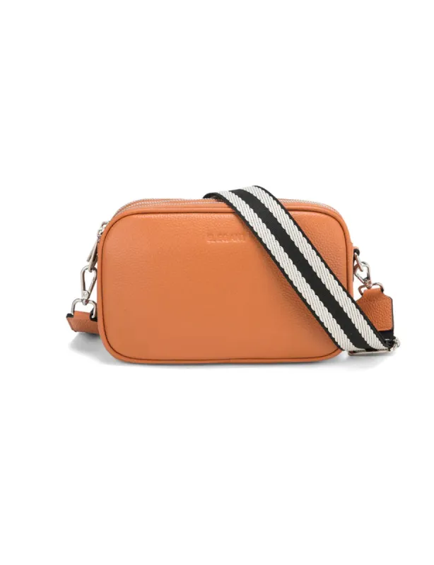 Serenade Ally Leather Crossbody Bag Apricot sold by Bayside Shoe Warehouse
