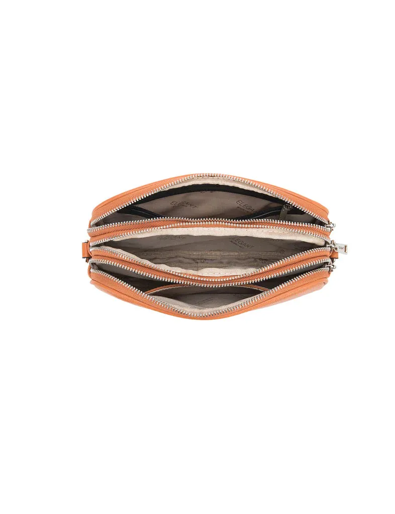Serenade Ally Leather Crossbody Bag Apricot sold by Bayside Shoe Warehouse product image thumbnail 5