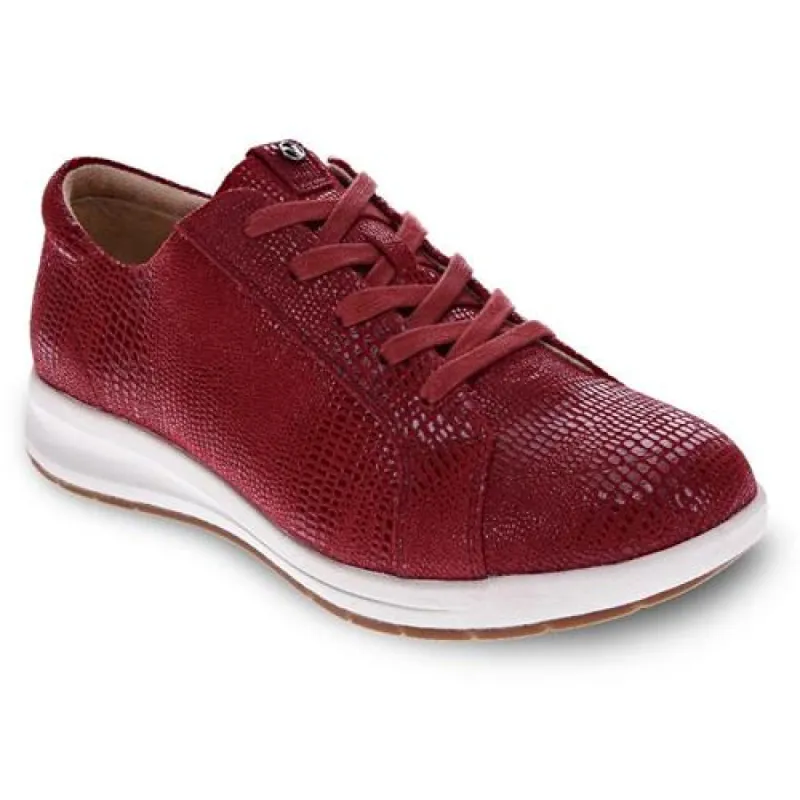 Revere Athens Cherry/lizard Wide Lace Up Shoe sold by Bayside Shoe Warehouse