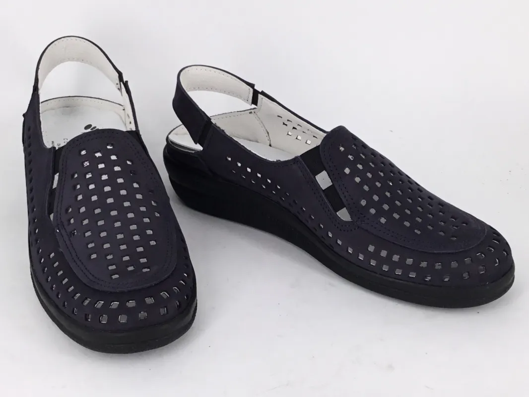 Aco Comfort Arty Navy Nb sold by Bayside Shoe Warehouse