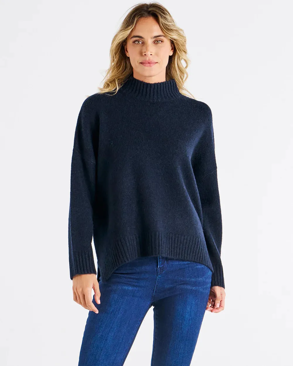 Betty Basics Luna Knit Navy sold by Bayside Shoe Warehouse