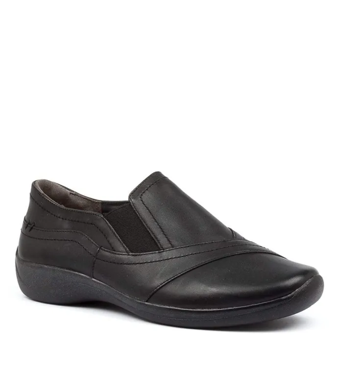 Ziera Sage XF Black Leather sold by Bayside Shoe Warehouse