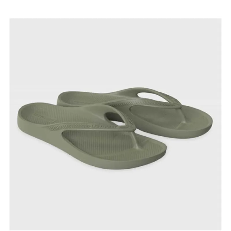Lightfeet Revive Arch Support Unisex Thongs / Khaki sold by Bayside Shoe Warehouse