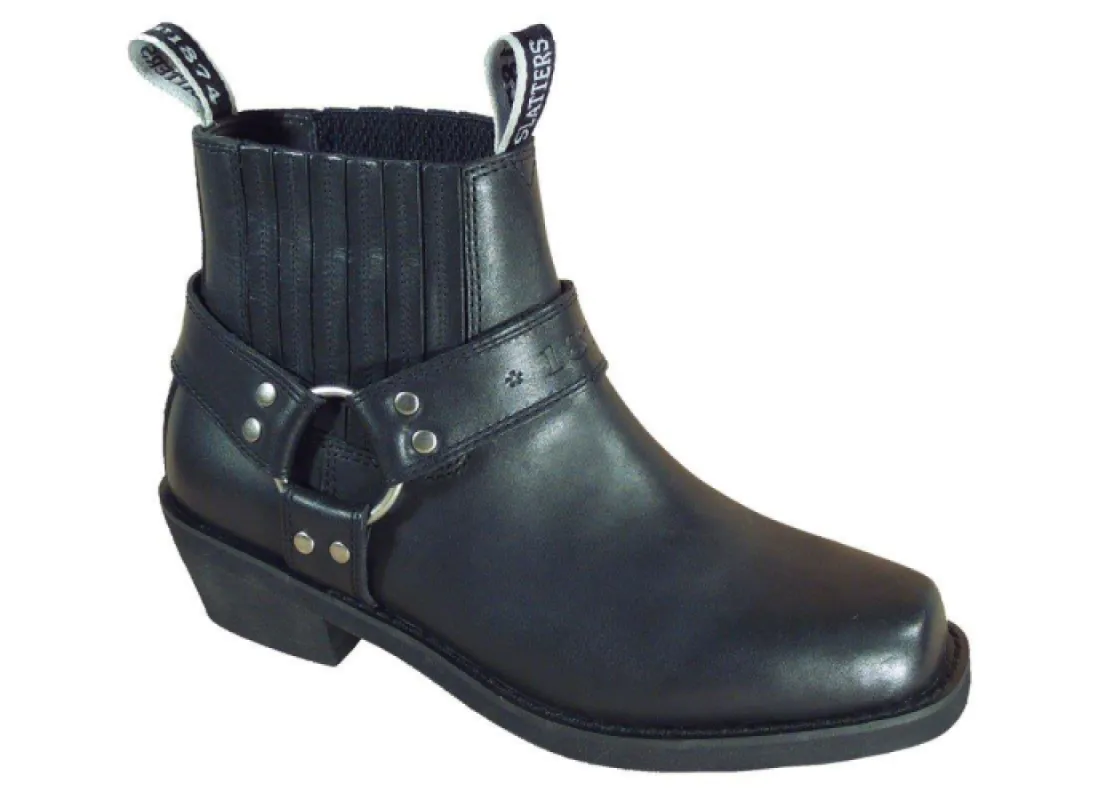 Slatters Rebel Boot Black sold by Bayside Shoe Warehouse