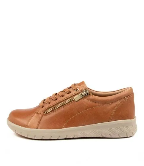 Ziera Solar Xf Zr Tan Leather Sneaker sold by Bayside Shoe Warehouse product image thumbnail 3