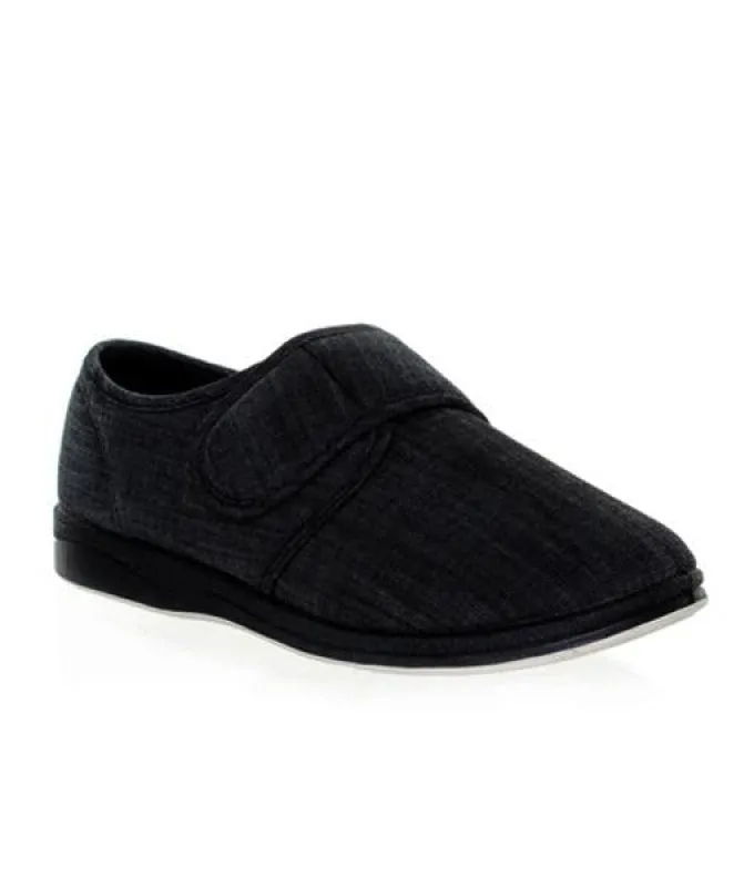 Panda Eli Slipper / Black Suede sold by Bayside Shoe Warehouse