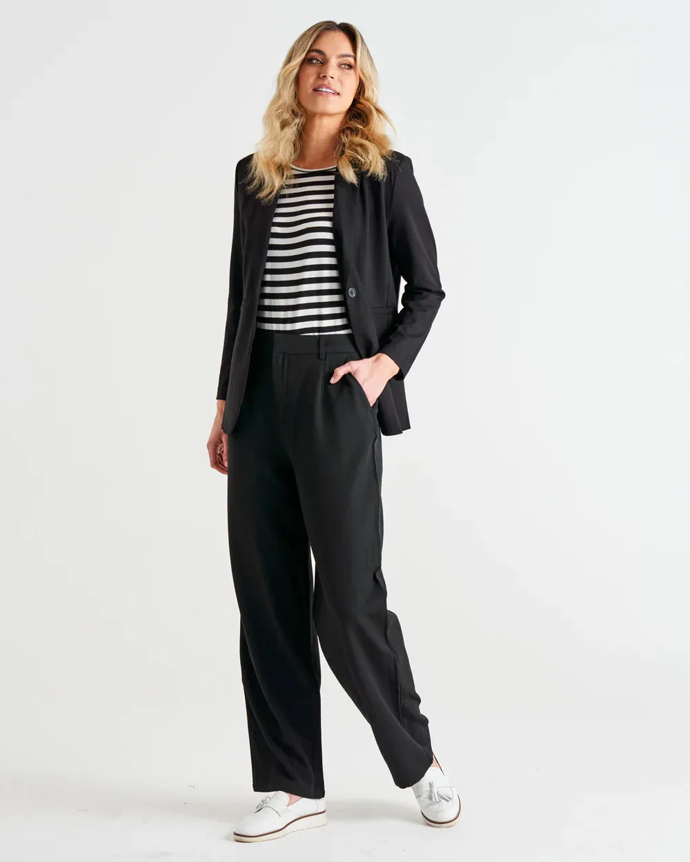 Betty Basics Portsea Blazer Black sold by Bayside Shoe Warehouse product image thumbnail 2