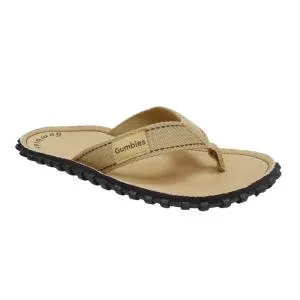 Gumbies Miler 1000 Thongs Beige sold by Bayside Shoe Warehouse